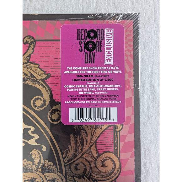 Grateful Dead Vinyl RSD Live 5 LP Beacon Theatre NY 6/14/76 - Picture 4 of 16